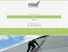 Tablet Screenshot of misasrl.com